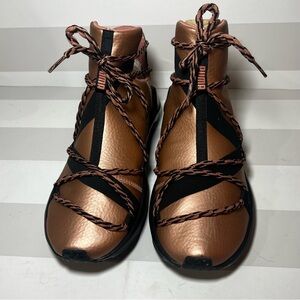 Puma copper rose and black Athletic Shoes with Ankle Ties